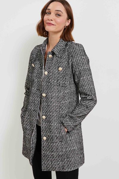 Manteau tweedé