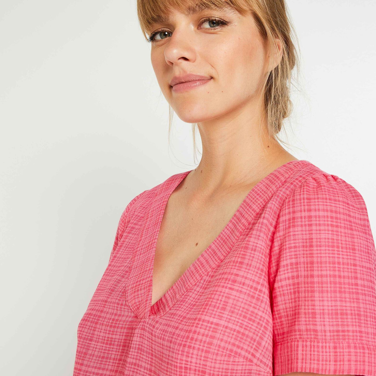 Blouse manches courtes femme