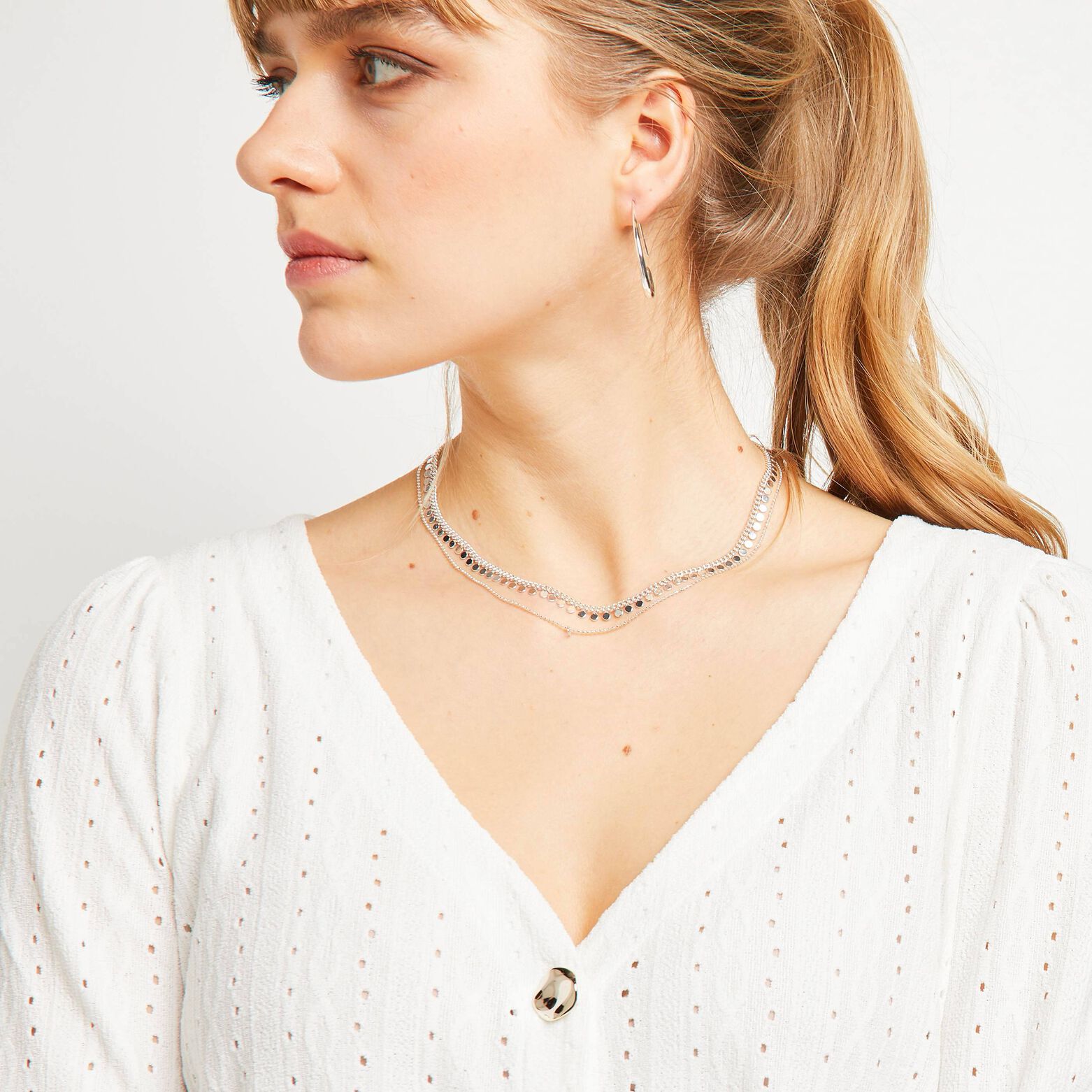 Tshirt ajouré femme