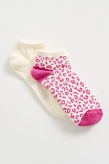 Lot de 2 paires de socquettes femme