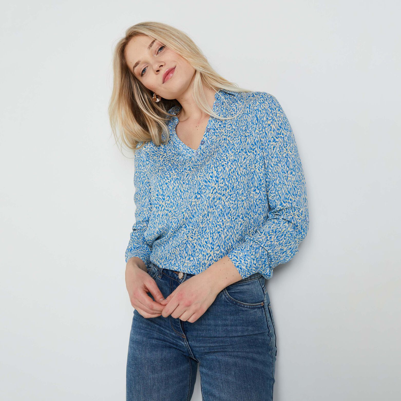 Blouse imprimée femme