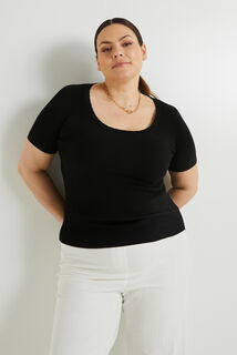 Pull manches courtes femme