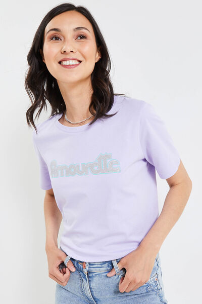 T-shirt col rond femme