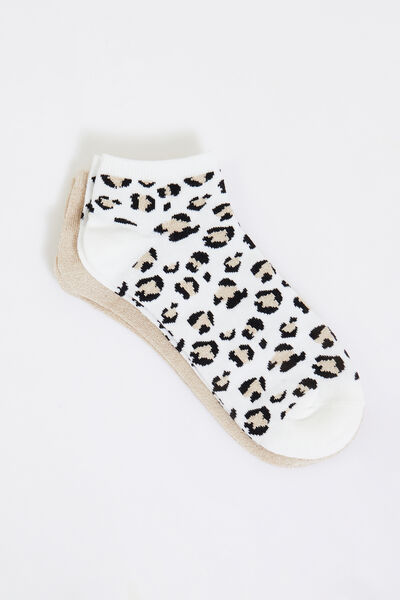 Lots de 2 paires de socquettes femme