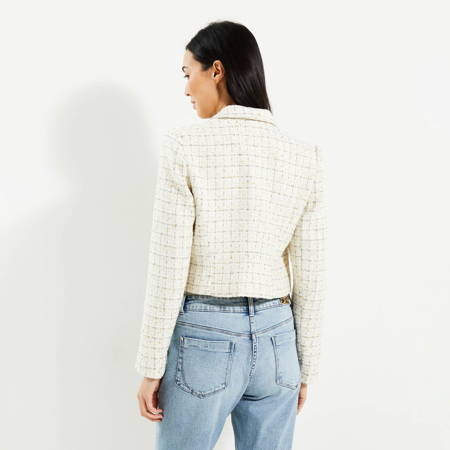 Veste blazer tweed femme