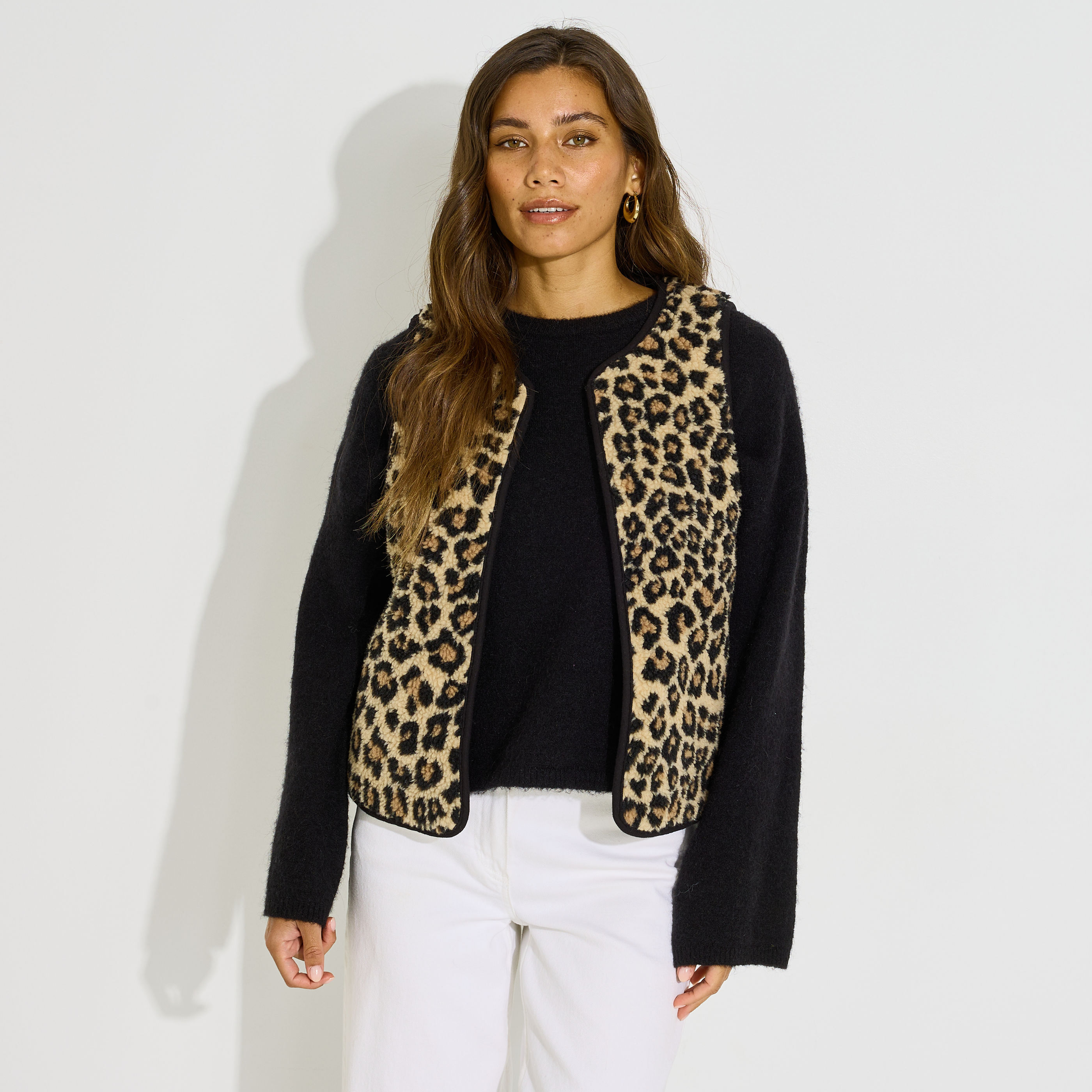 Gilet r&eacute;versible sans manches femme