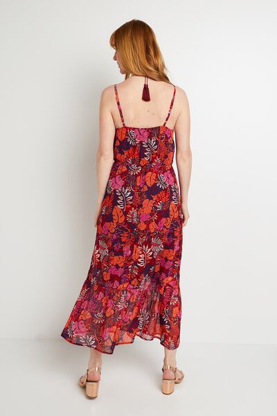 Robe longue à bretelles*