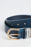 Ceinture femme avec détails colorés