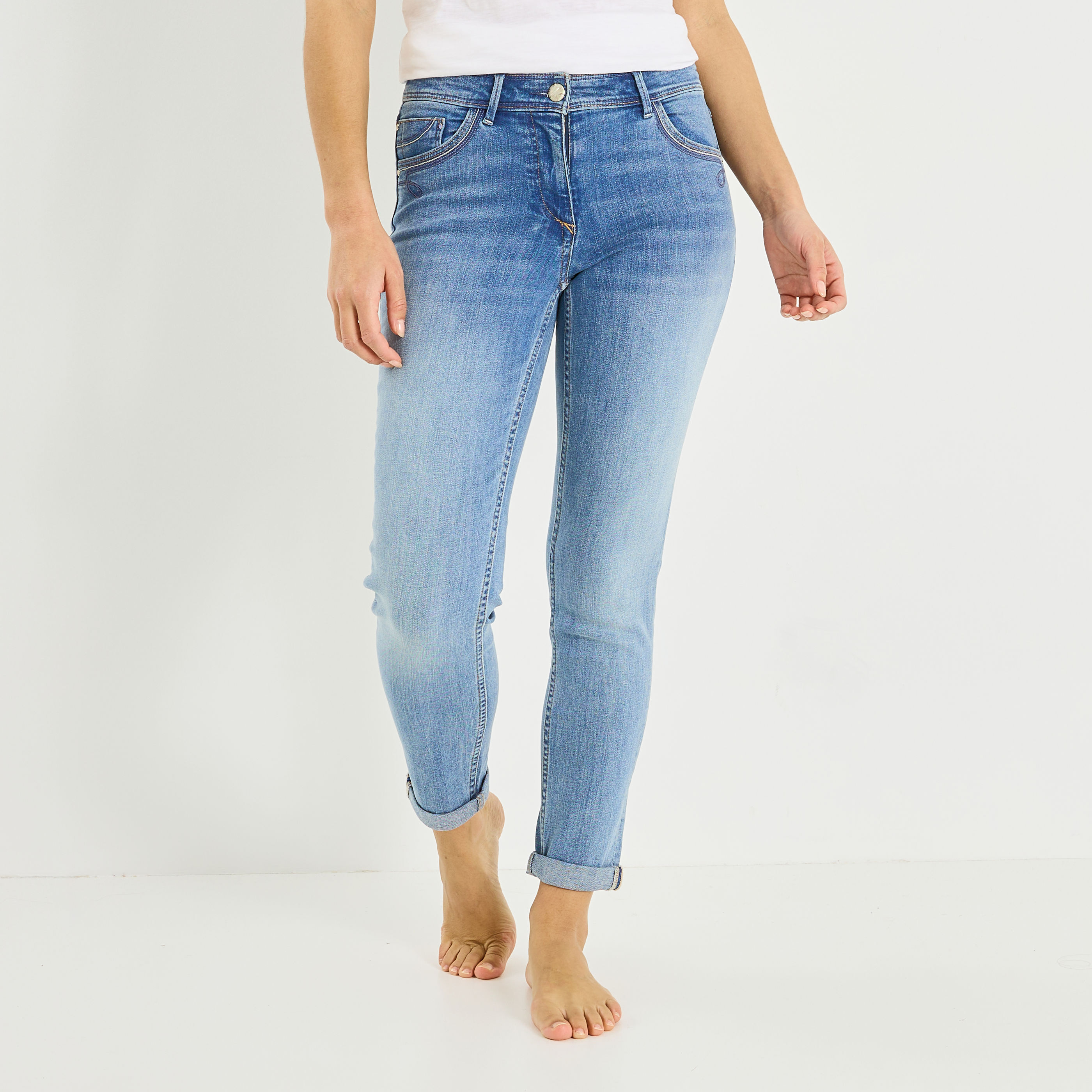 Jean slim raccourci TOKYO R01 femme