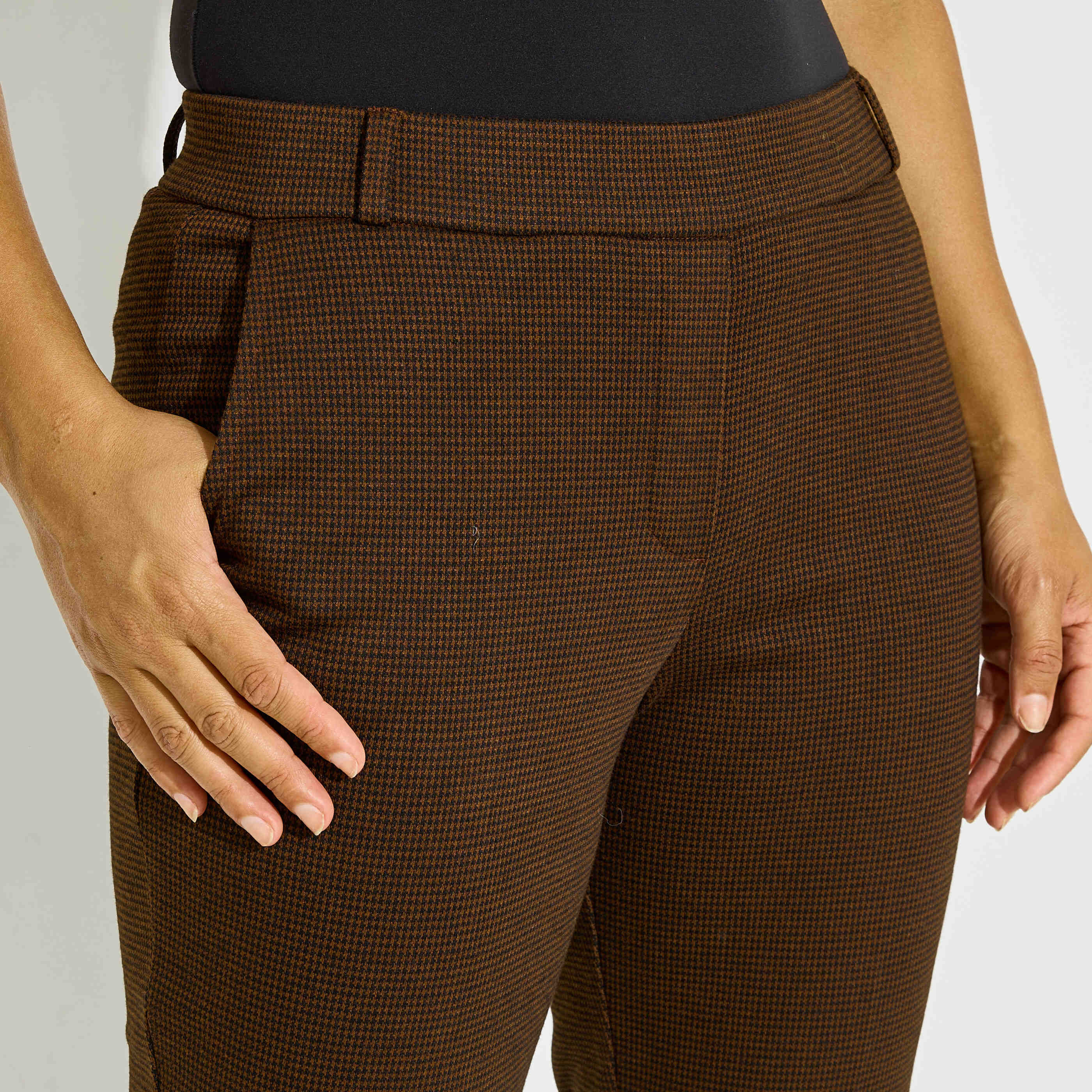 Pantalon cigarette femme