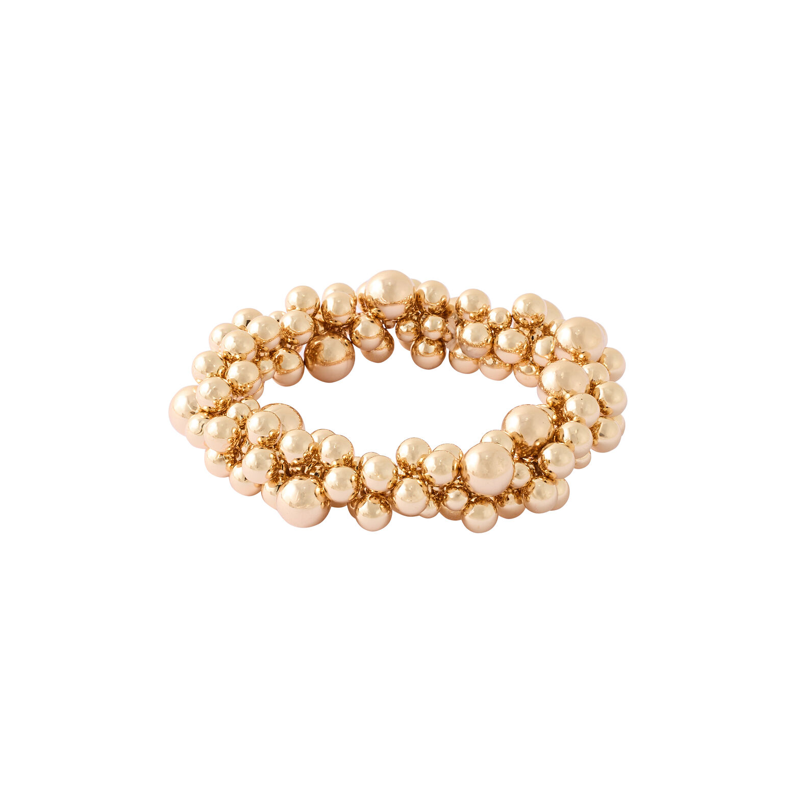 Bracelet perles dorées