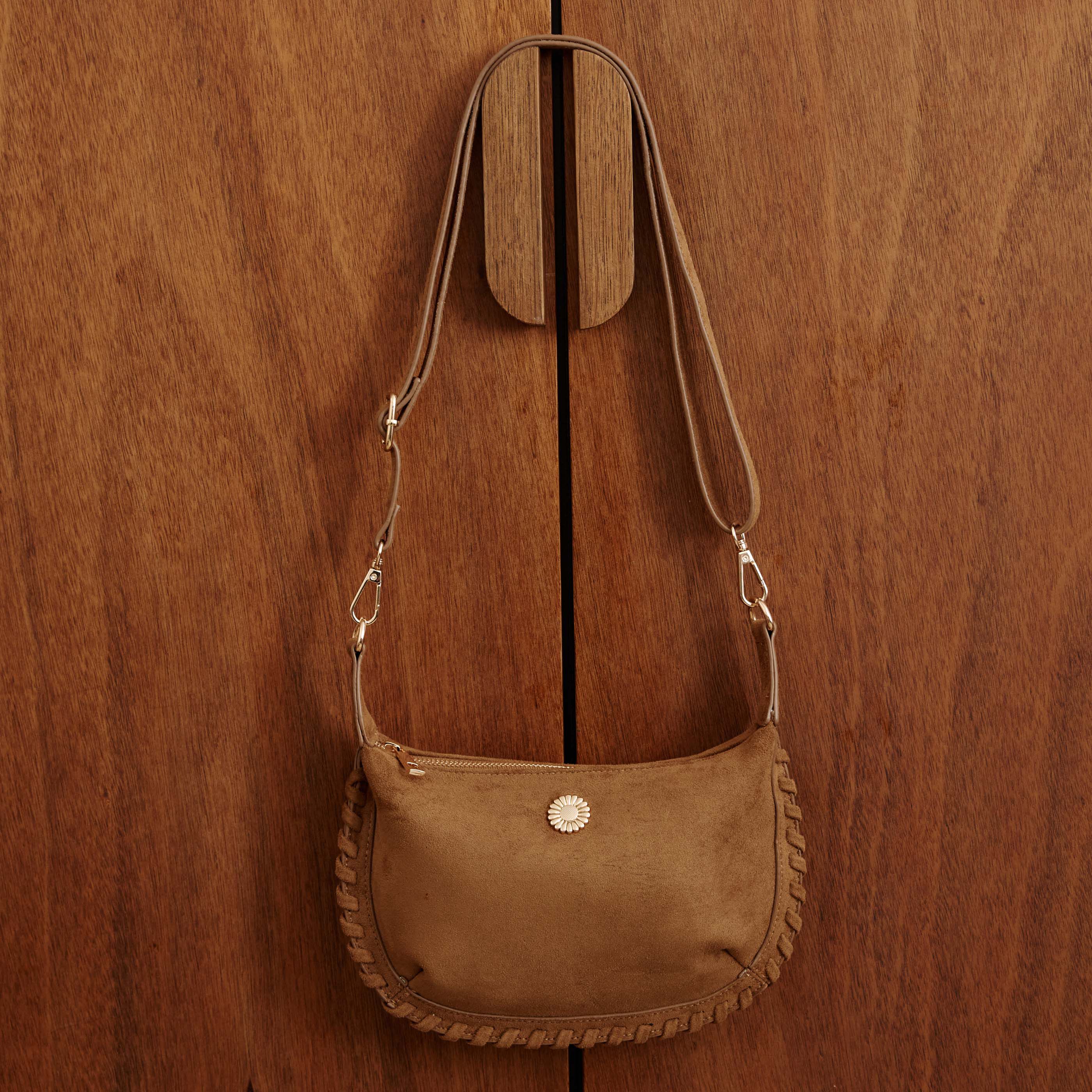 Petit sac bords tress&eacute;s femme