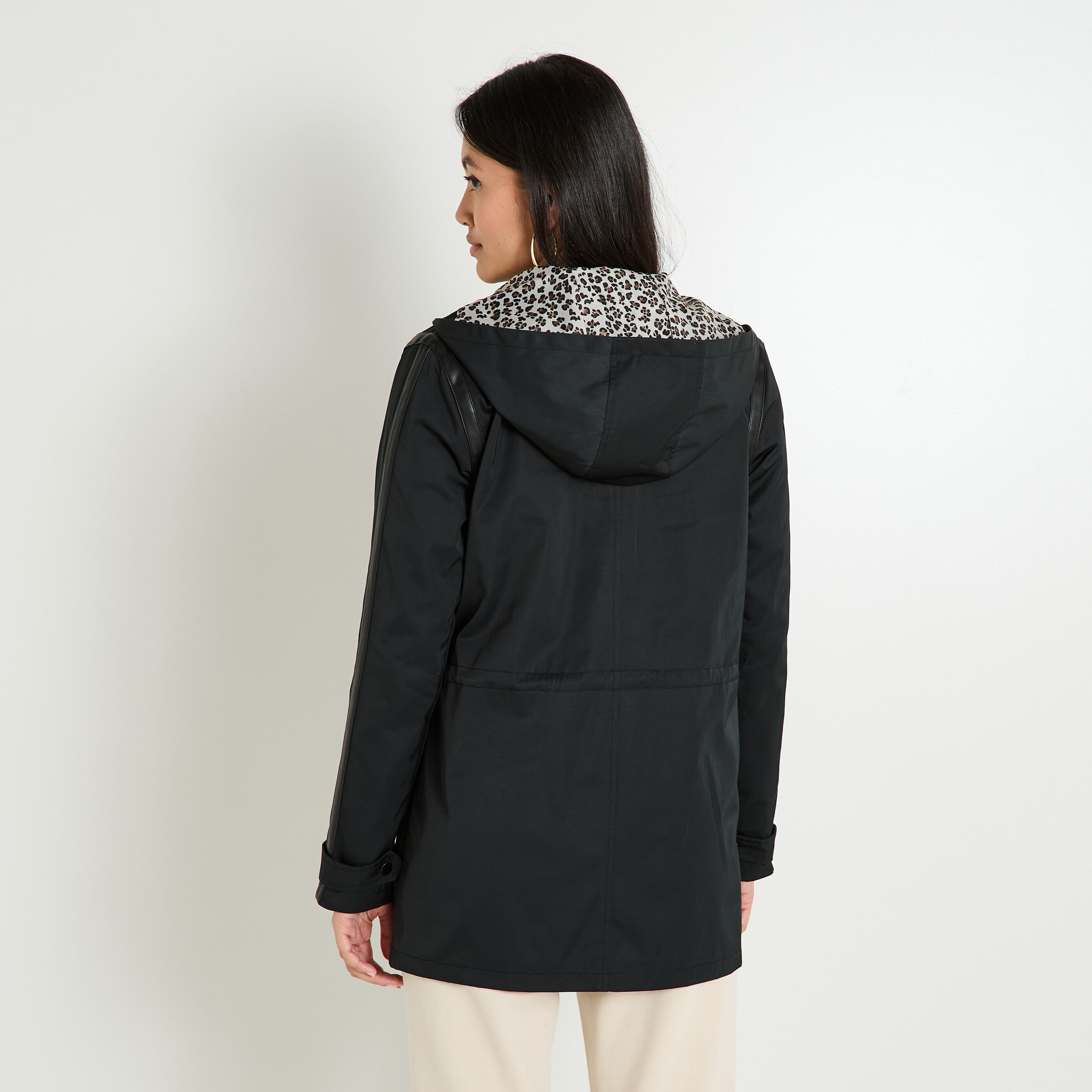 Parka d&eacute;perlante femme