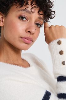 Robe pull col bateau femme
