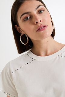 T shirt col rond femme