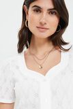Tshirt maille ajourée femme