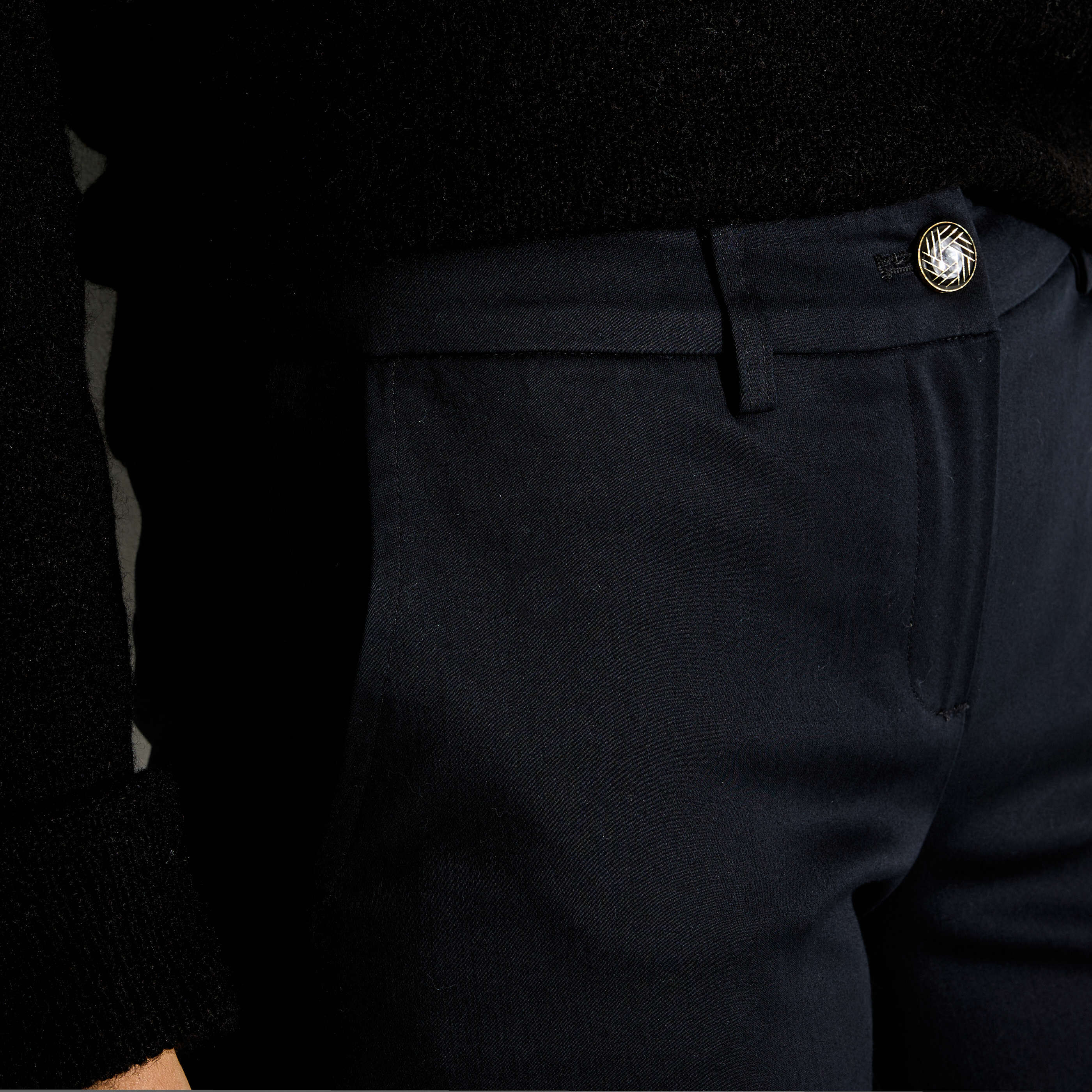 Pantalon cigarette femme