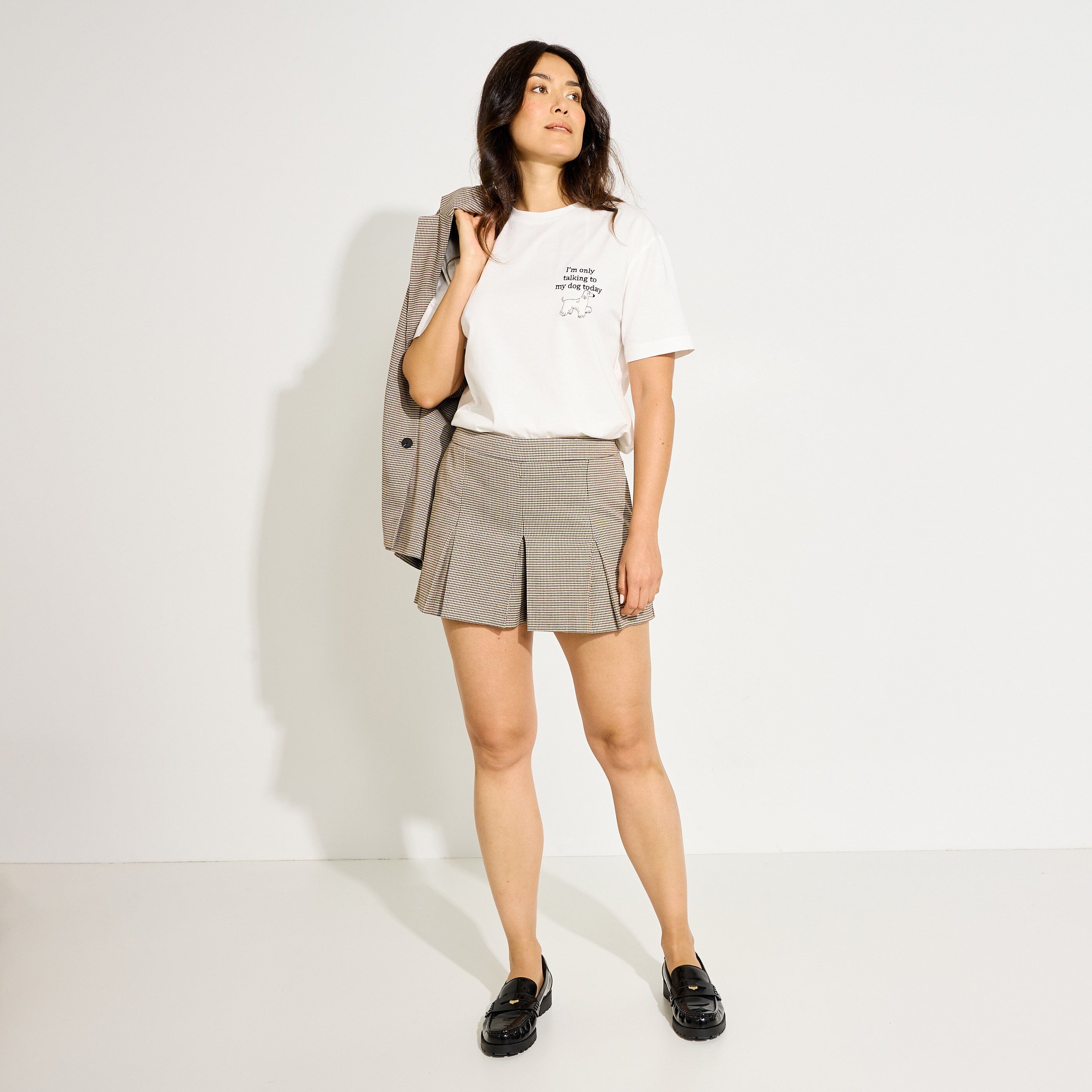 T-shirt col rond femme