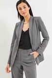 Veste blazer pieds de poule femme