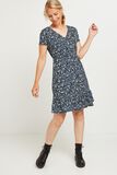 Robe en maille imprimée femme