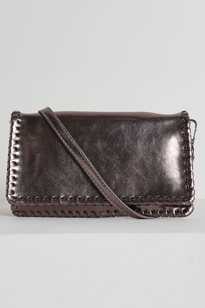Pochette brillante femme