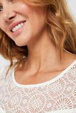 T-shirt manches courtes dentelle