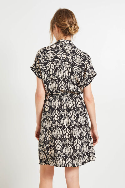 Robe chemise imprimée femme