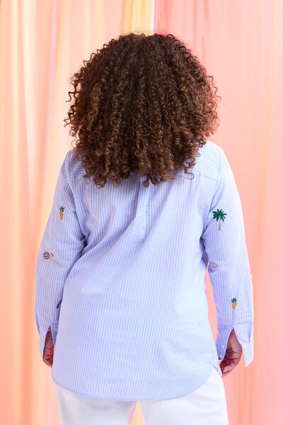 Chemise rayée femme