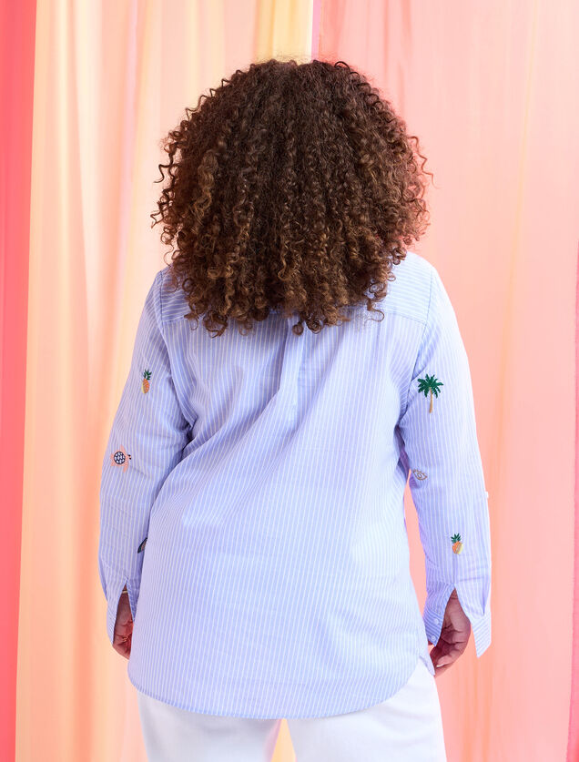 Chemise rayée femme