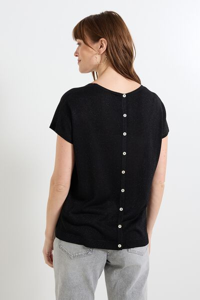 Pull manches courtes femme