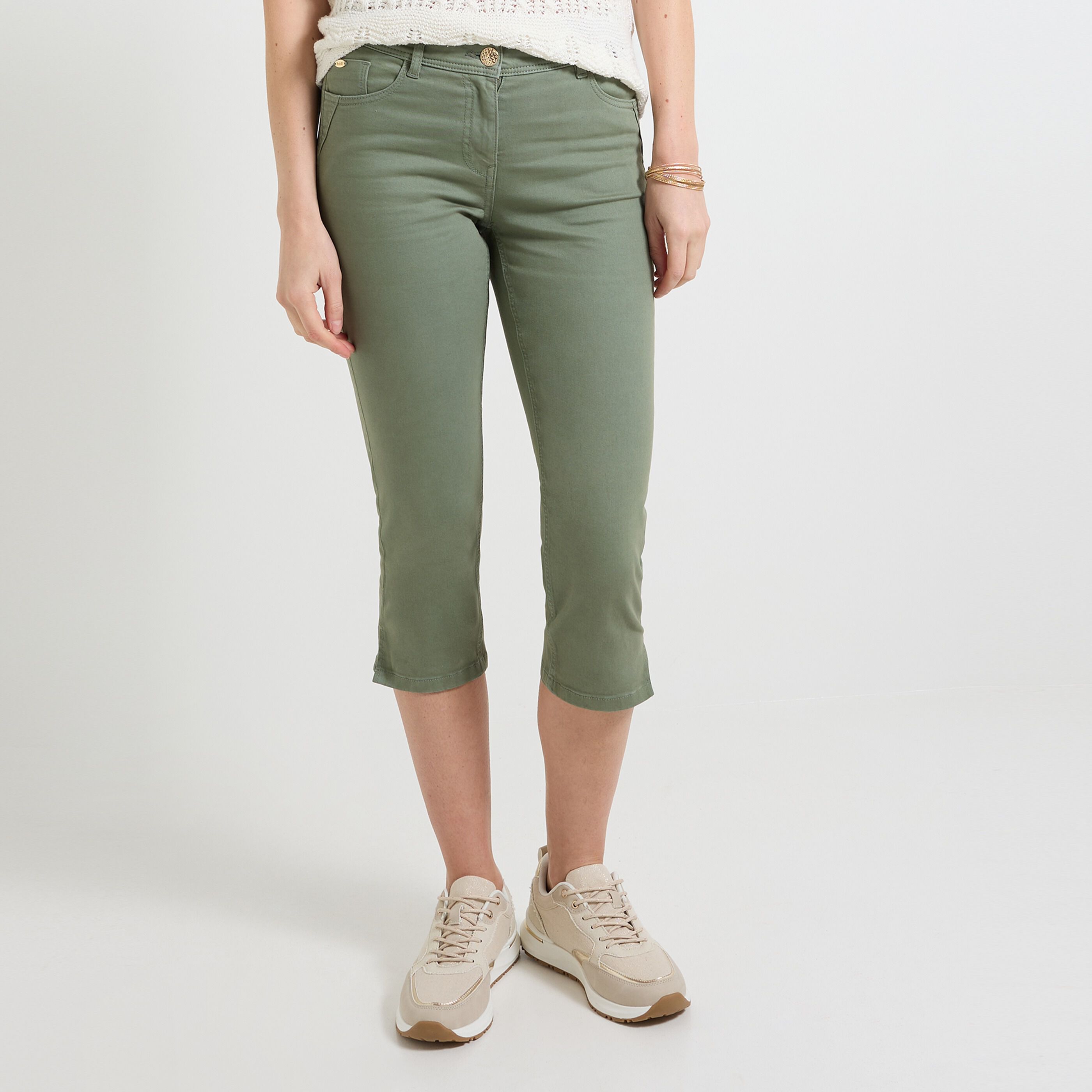 Corsaire en jean femme