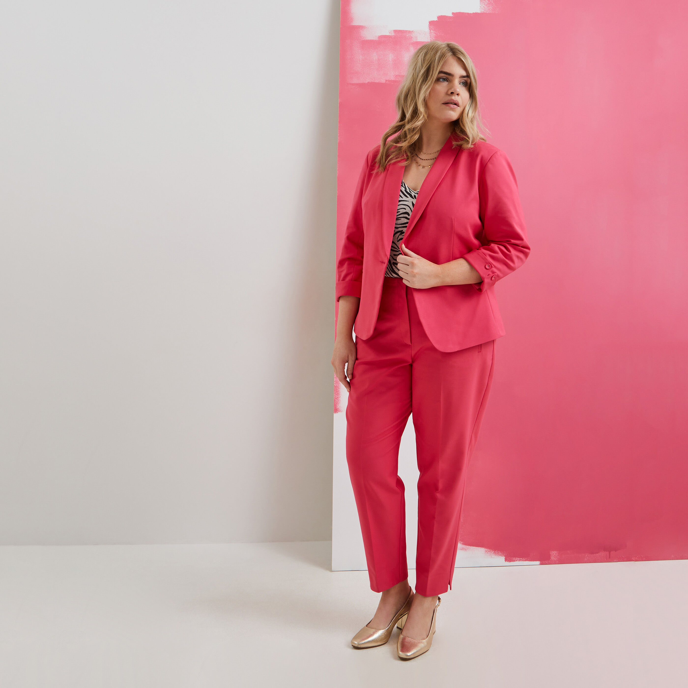 Pantalon cigarette femme