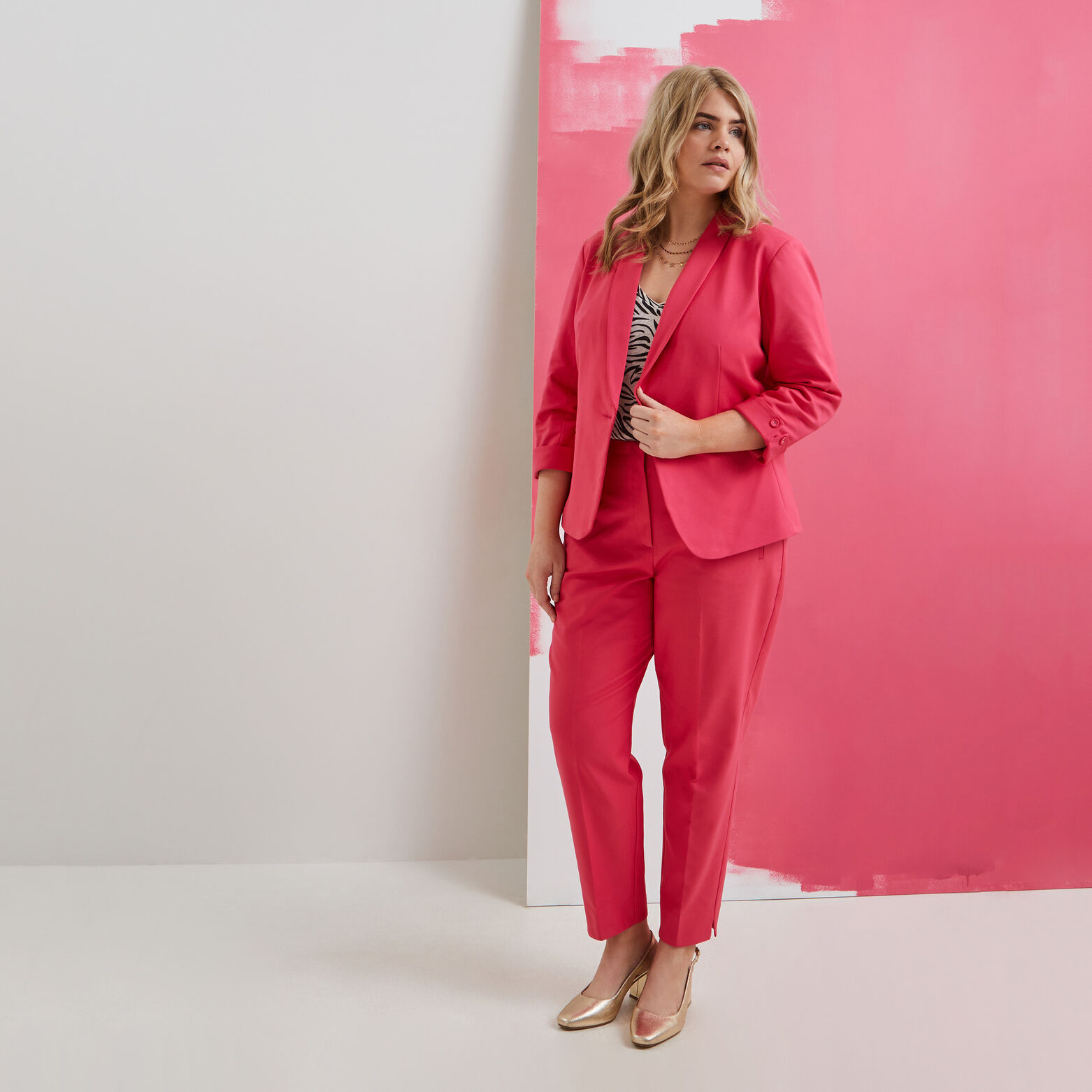 Pantalon cigarette femme