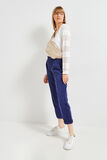 pantalon velours côtelé femme