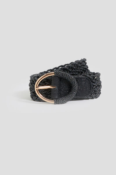 Ceinture tressée femme