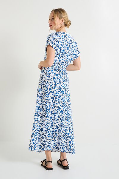 Robe longue imprimée femme