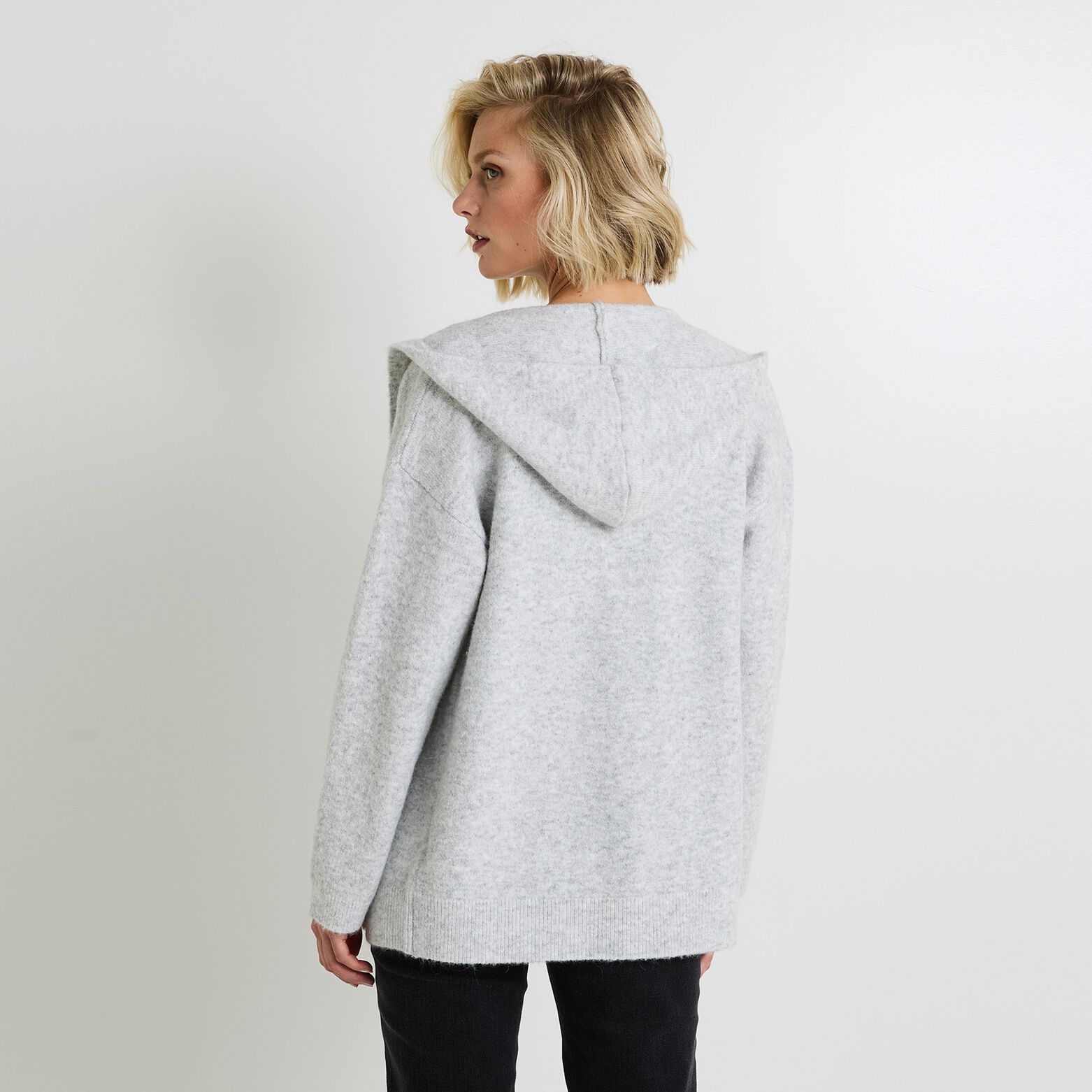 Gilet à capuche femme