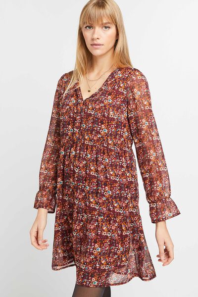Robe imprimé fleuri femme