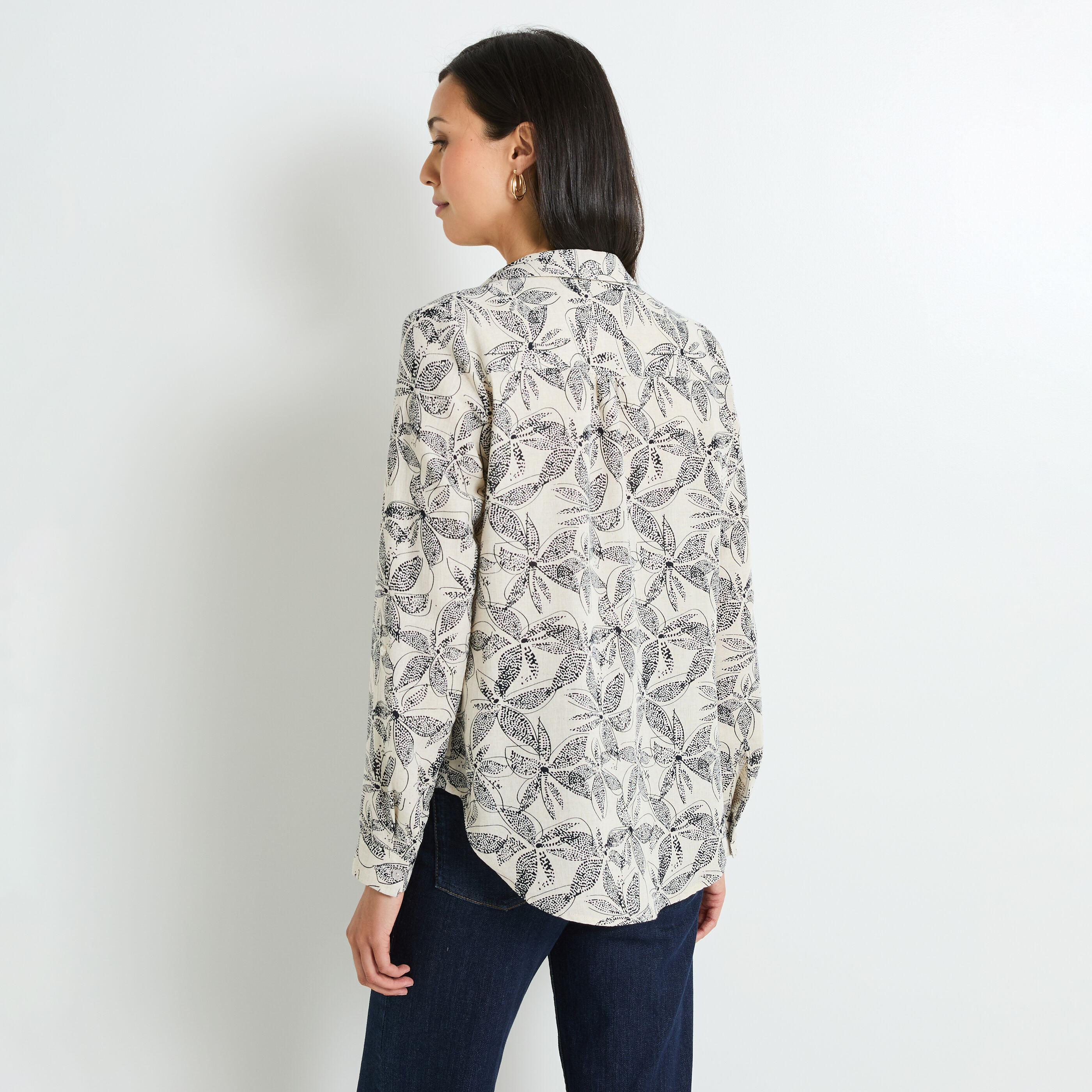 Blouse imprim&eacute;e femme