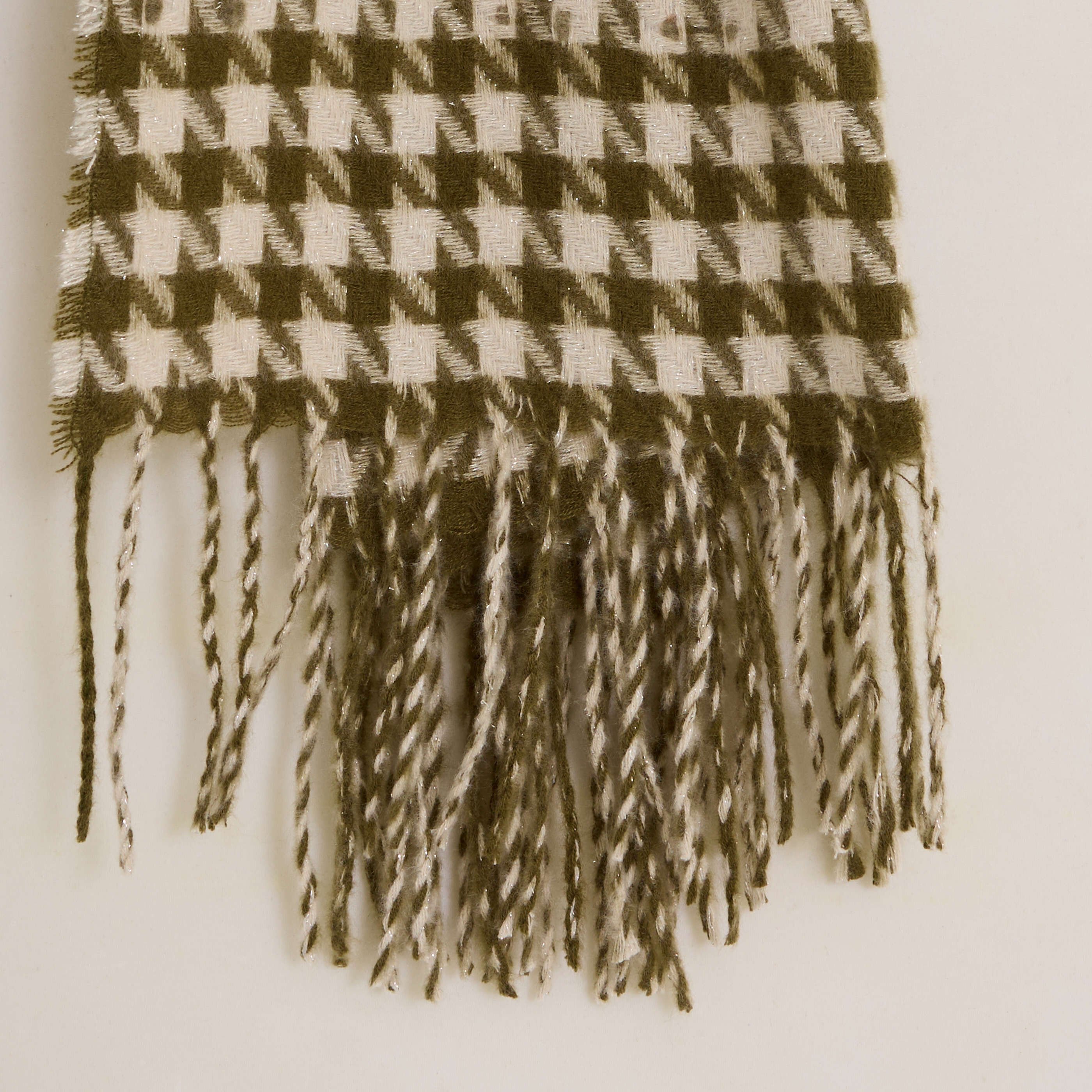 &Eacute;charpe motif pied-de-coq femme