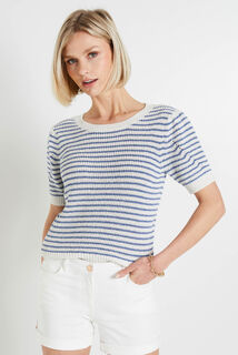 Pull rayé femme