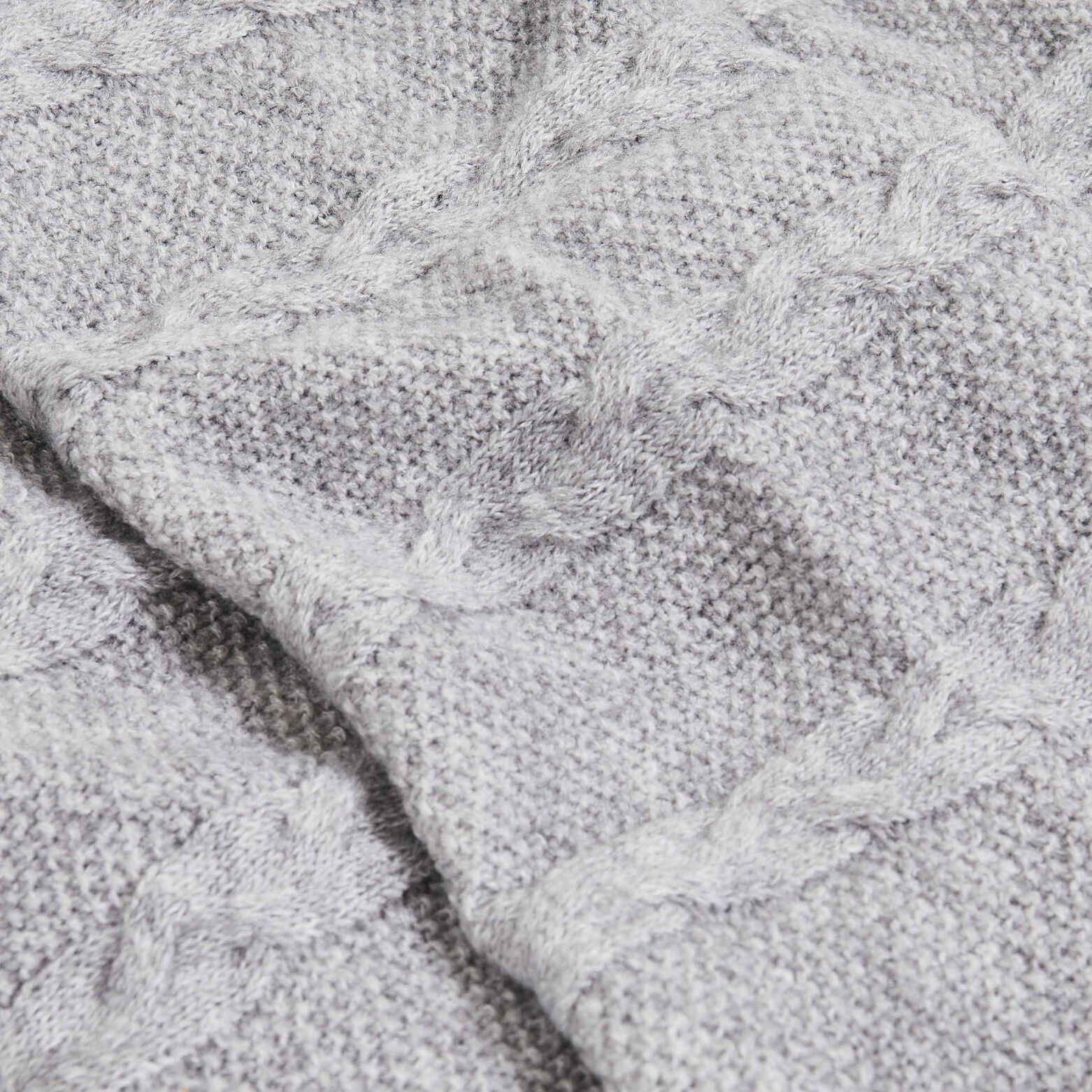 Echarpe tricot torsadé femme