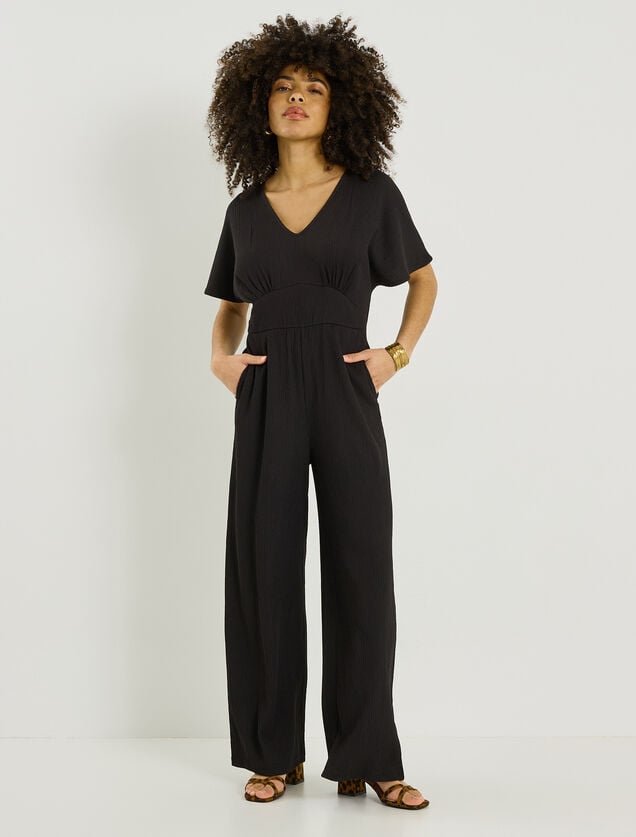 Combinaison longue en maille femme