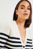 Gilet rayé femme