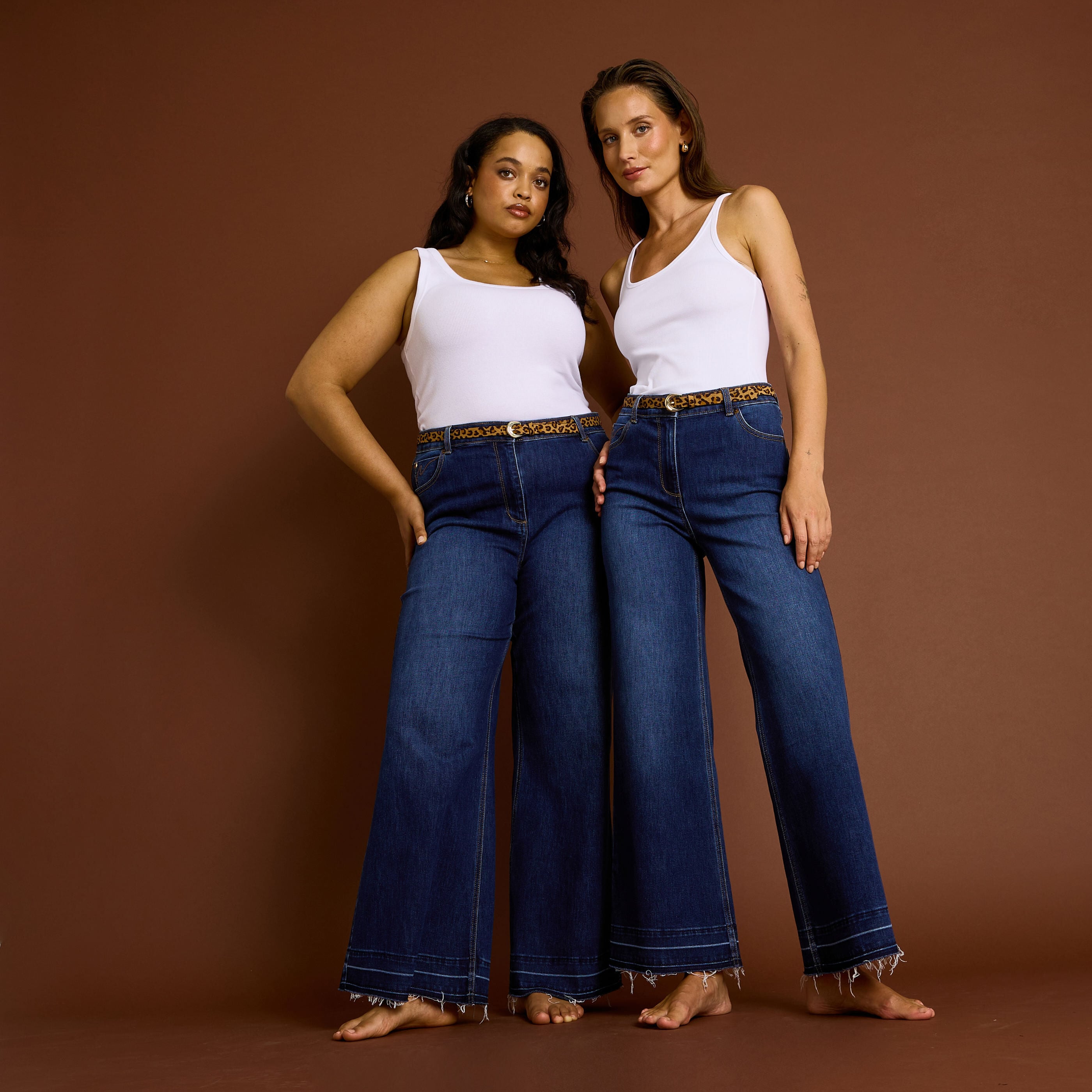 Jean flare femme