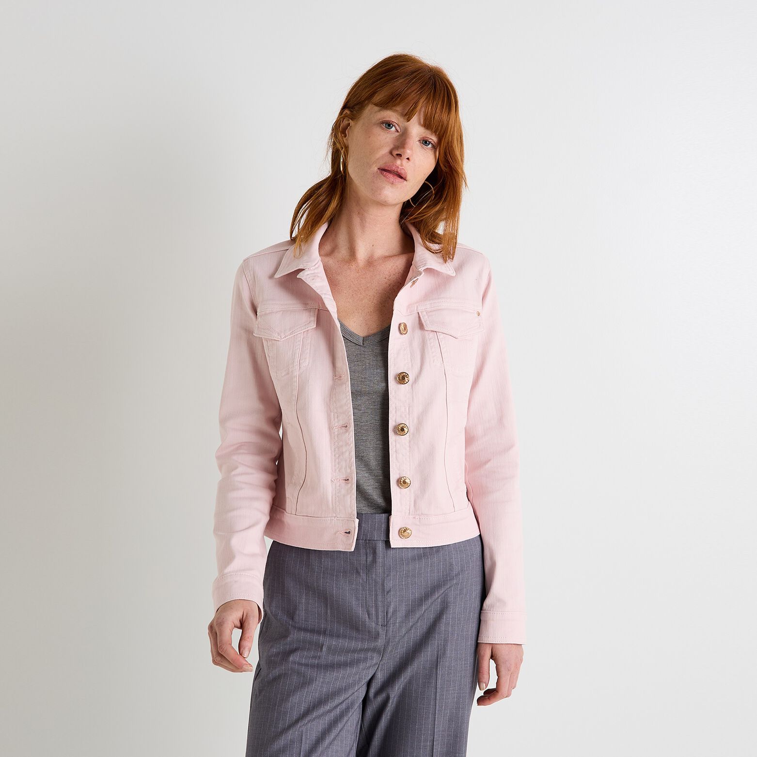 Veste en jean femme