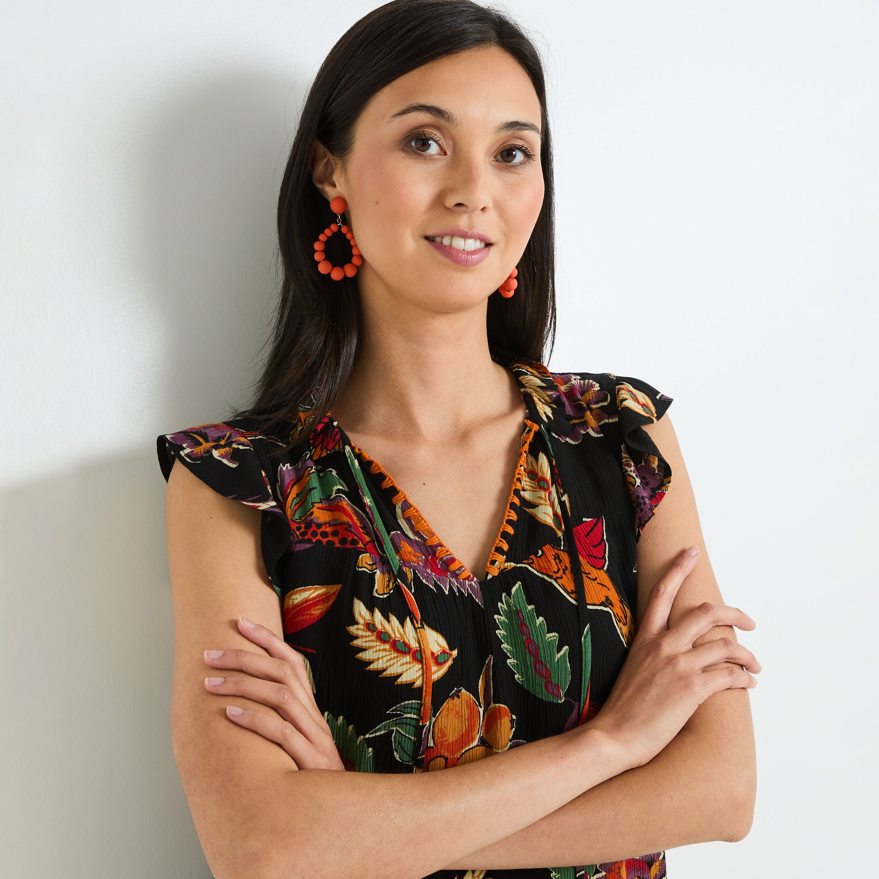 Blouse imprim&eacute;e femme