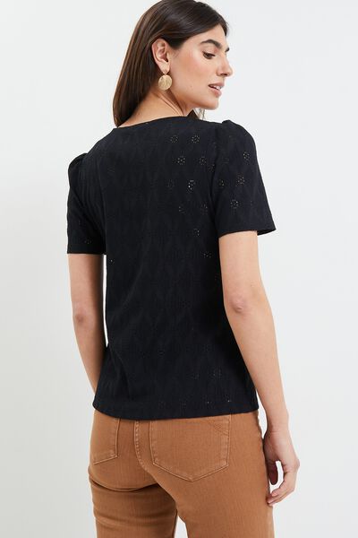 Tshirt maille ajourée femme