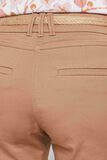 Pantalon chino avec ceinture femme