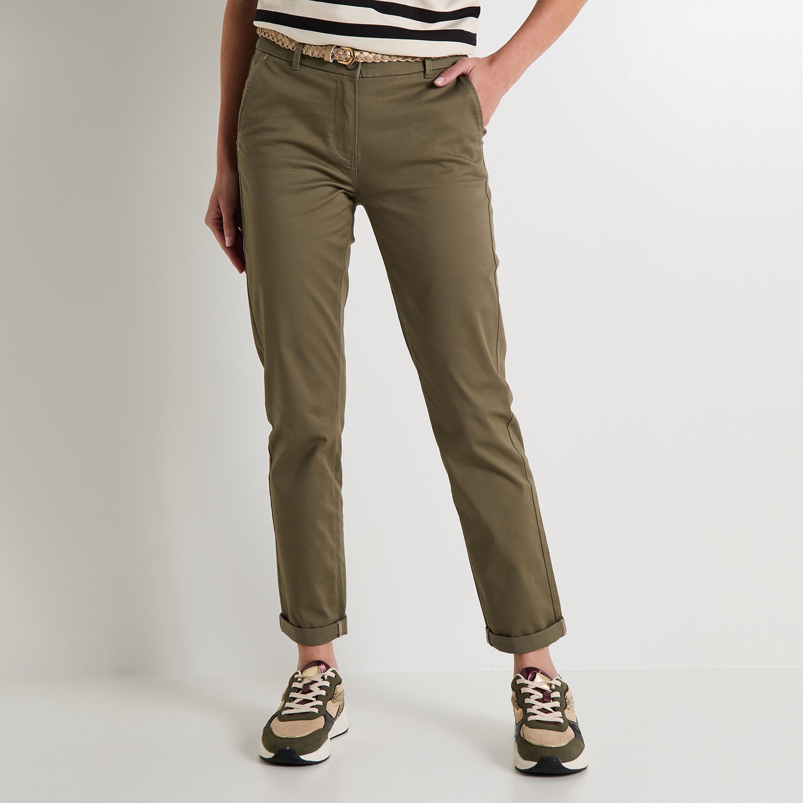 Pantalon chino femme